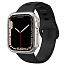 Чехол для Apple Watch 45 мм пластиковый тонкий Spigen Thin Fit прозрачный