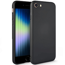 Чехол для iPhone 7, 8, SE 2020, SE 2022 силиконовый Tech-Protect Icon черный