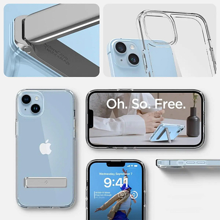 Чехол для iPhone 14 Plus гибридный Spigen Ultra Hybrid S прозрачный