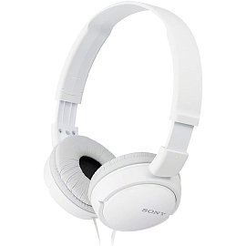 Наушники Sony MDR-ZX110APP накладные с микрофоном белые