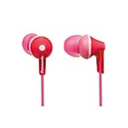 Наушники Panasonic RP-HJE125E вакуумные красные