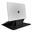 Чехол для Apple MacBook Air 13 (2018-2019) A1932, (2020) А2179, M1 (2020) A2337 кожаный футляр с подставкой Wiwu Skin Pro Stand черный