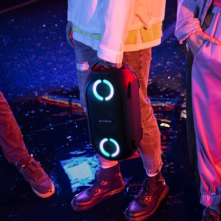 Портативная колонка Anker SoundCore Rave PartyCast для вечеринок черная