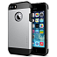 Чехол для iPhone 5, 5S, SE гибридный для экстремальной защиты Spigen SGP Tough Armor серебристый