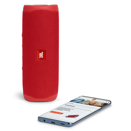 Портативная колонка JBL Flip 5 с защитой от воды красная