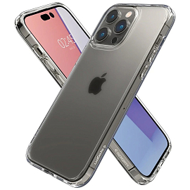 Чехол для iPhone 14 Pro гибридный Spigen Ultra Hybrid прозрачный