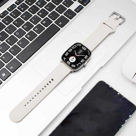 Умные часы Haylou RS5 (серебристый)