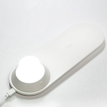 Беспроводная зарядка для телефона с ночником Xiaomi Yeelight YLYD04YI (быстрая зарядка) белая