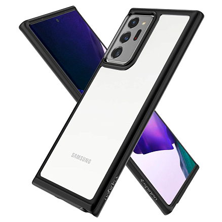 Чехол для Samsung Galaxy Note 20 Ultra гибридный Spigen SGP Ultra Hybrid прозрачно-черный матовый