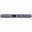 Хаб (разветвитель) Dual Type-C 7-в-1 (PD) для MacBook Pro Baseus Thunderbolt C+Pro серый