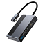 Хаб (разветвитель) Type-C - USB 3.0, SD, microSD, HDMI, Type-C PD, 3.5 мм Baseus Magic серый