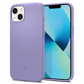 Чехол для iPhone 13 силиконовый Spigen Silicone Fit фиолетовый