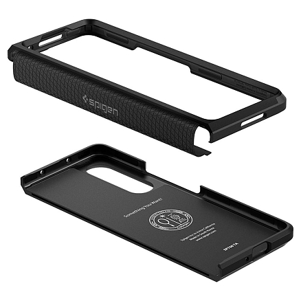 Чехол для Samsung Galaxy Z Fold 3 гибридный для экстремальной защиты Spigen Tough Armor черный