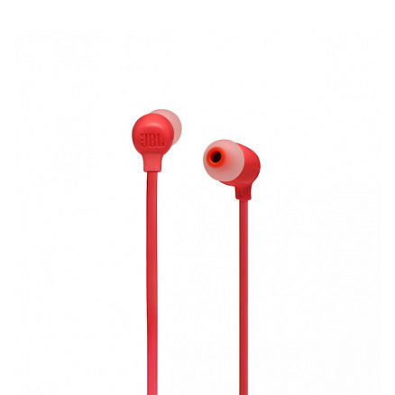 Наушники беспроводные Bluetooth JBL Tune 125BT вакуумные с микрофоном и пультом красные