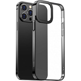 Чехол для iPhone 13 Pro силиконовый Baseus Glitter черный