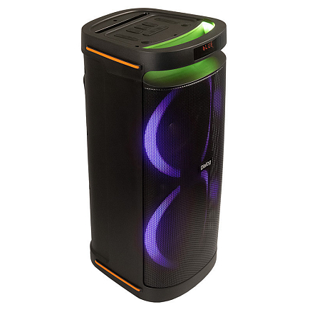 Портативная колонка Dialog Oscar AO-300 для вечеринок с подсветкой черная
