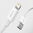 Кабель USB - Lightning для зарядки iPhone 0,25 м 2.4А Baseus Superior белый