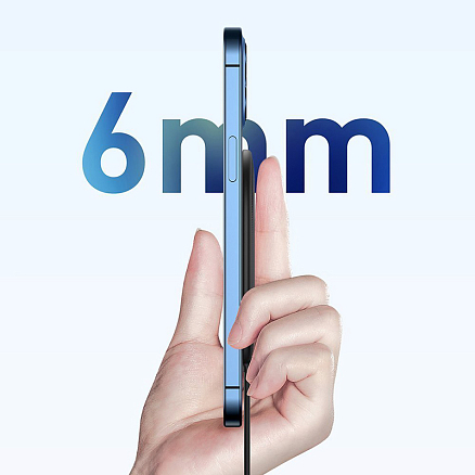 Беспроводная магнитная зарядка MagSafe для iPhone 15W с Type-C Baseus Light BS-W518 черная