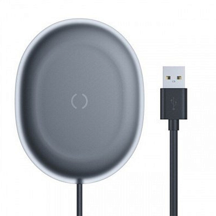 Беспроводная зарядка для телефона 15W Baseus Jelly (быстрая зарядка) черная
