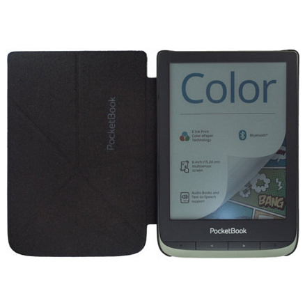 Чехол для PocketBook 632, 616, Touch Lux 4 627 оригинальный PocketBook Origami светло-серый