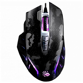 Мышь оптическая A4Tech Bloody P95s с подсветкой 9 кнопок 8000 dpi игровая с рисунком