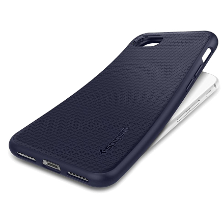 Чехол для iPhone 7, 8 гелевый Spigen SGP Liquid Air темно-синий
