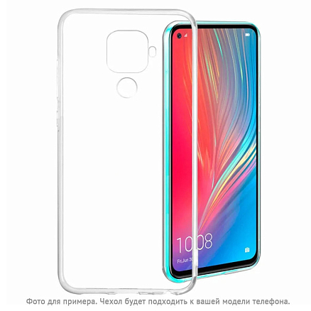 Чехол для Huawei P40 Lite, Nova 6 SE гелевый CASE Better One прозрачный