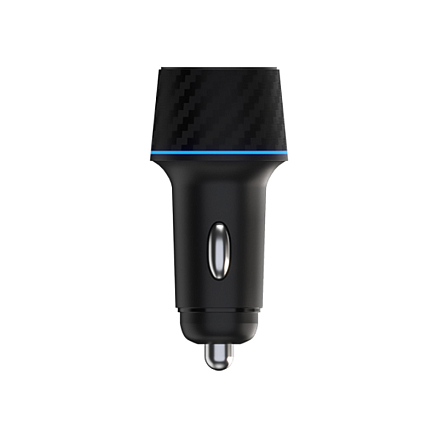 Зарядное устройство автомобильное с USB и Type-C входами 6А 48W Maxvi CCM-MS604PD (быстрая зарядка QC 3.0, PD 3.0) черное