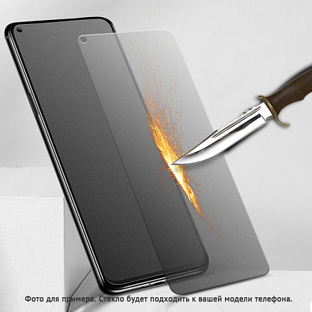 Защитное стекло для iPhone 12 Mini на весь экран противоударное Mocoll Platinum 2.5D прозрачное матовое