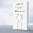 Кабель Type-C - Lightning для зарядки 1 м 3А MFi Ugreen US304 (быстрая зарядка PD) белый