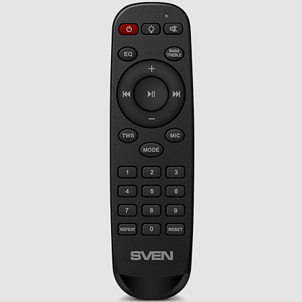 Портативная колонка Sven PS-800 с подсветкой, USB и поддержкой MicroSD карт черная