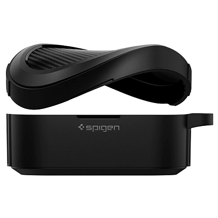 Чехол для наушников Sony WF-1000XM4 гелевый Spigen Rugged Armor черный