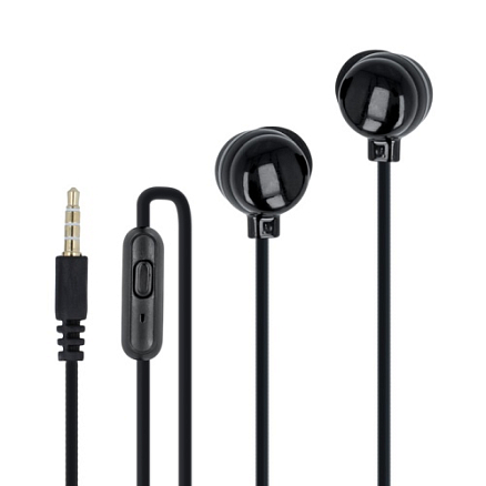 Наушники Forever CM-310 вакуумные с микрофоном черные