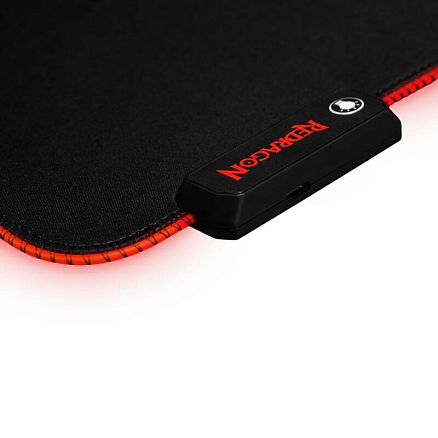 Коврик для мышки Redragon Neptune X с подсветкой игровой черный