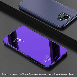 Чехол для Samsung Galaxy A21s книжка Hurtel Clear View фиолетовый