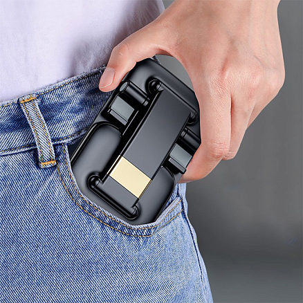 Подставка для телефона или планшета складная SeenDa E42234 черная