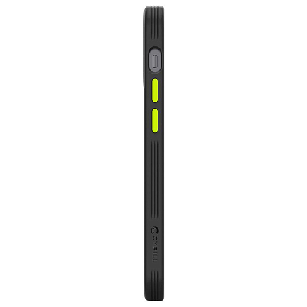Чехол для iPhone 12 Mini гибридный Spigen Cyrill Color Brick прозрачно-черный
