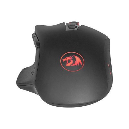 Мышь проводная USB оптическая Redragon Gainer с подсветкой 6 кнопок 3200 dpi игровая черная