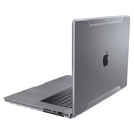 Чехол для Apple MacBook Pro 16 2021 A2485 пластиковый Spigen SGP Thin Fit прозрачный