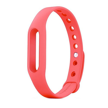 Сменный браслет для Xiaomi Mi Band силиконовый розовый
