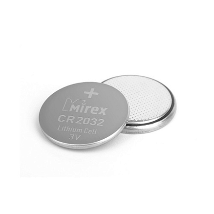 Батарейка CR2032 литиевая Mirex упаковка 4 шт.