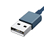 Кабель USB - Lightning, MicroUSB, Type-C 1,5 м 3.5A Baseus Superior синий