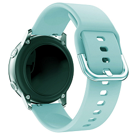 Ремешок-браслет универсальный 20 мм силиконовый Hurtel TYS бирюзовый