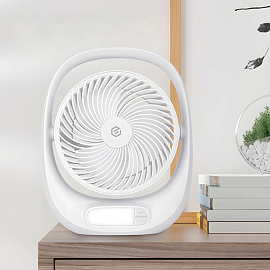 Вентилятор портативный настольный Evolution AirLeaf AL-101 белый
