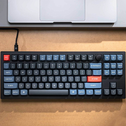 Клавиатура Keychron V3 RGB (Keychron K Pro Red) механическая с подсветкой игровая черная