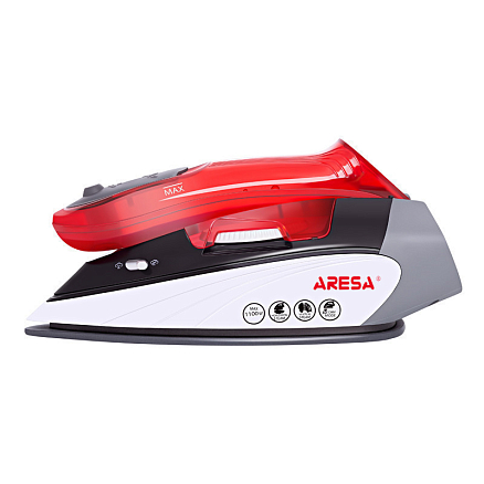 Утюг мини дорожный Aresa AR-3119 черно-красный
