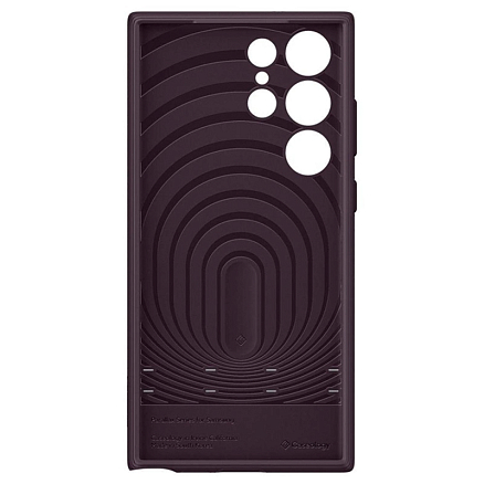 Чехол для Samsung Galaxy S23 Ultra гибридный Spigen Caseology Parallax бордовый