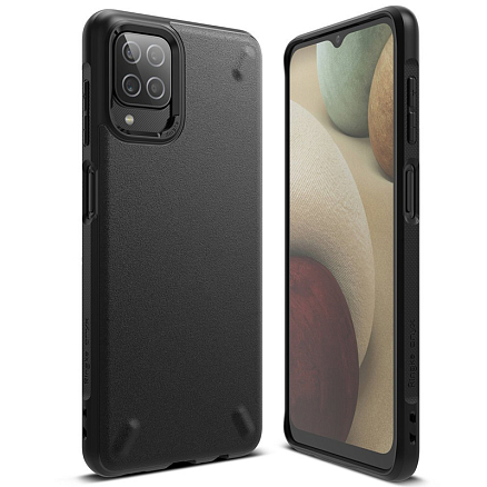 Чехол для Samsung Galaxy A12 гелевый Ringke Onyx черный