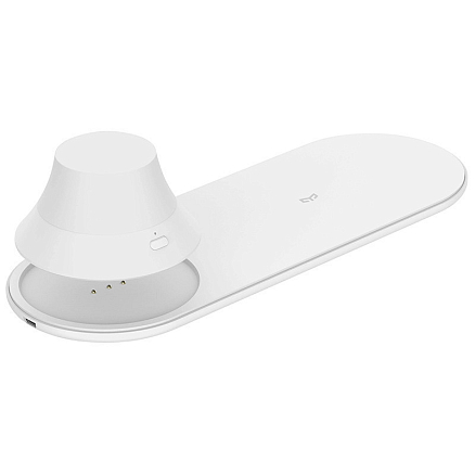 Беспроводная зарядка для телефона с ночником Xiaomi Yeelight YLYD08YI (быстрая зарядка) белая