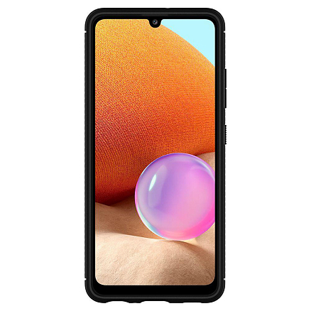 Чехол для Samsung Galaxy A72 гелевый Spigen Rugged Armor черный